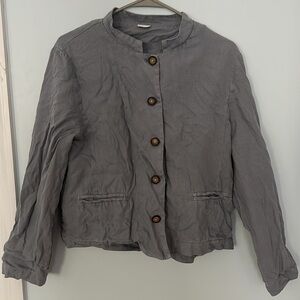 Poetry Short Linen Blazer